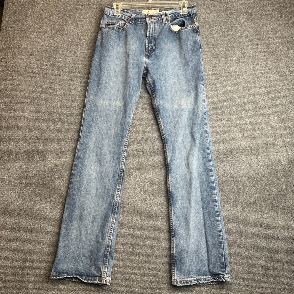VTG‎ Old Navy Boot Cut Jeans Womens 8 Blue Denim Y2K Low Rise 90s Retro 2000s